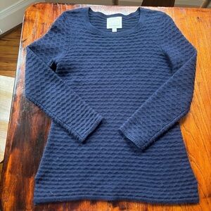 Navy Blue Sail to Sable Wool Sweater Womens Sz Small